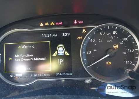 2021 Nissan Versa Sr Xtronic Cvt z USA, uszkodzony, nr VIN 3N1CN8FV7ML921417